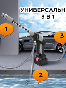 Автомойка аккумуляторная высокого давления в кейсе TITAVIN TI-HCW001